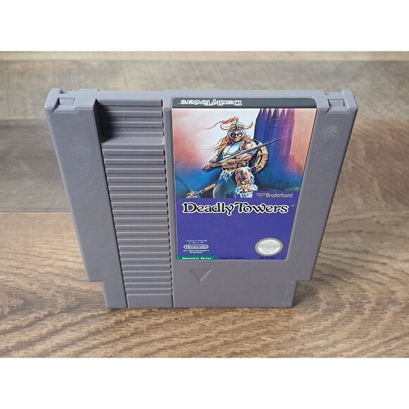 Deadly Towers (Nintendo Entertainment System, 1987) NES Game Only - Tested - Picture 1 of 2